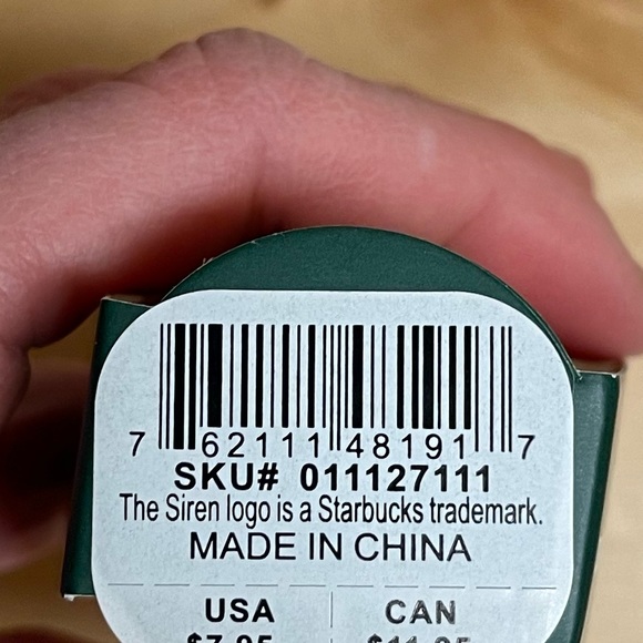 New with Tags Starbucks Ceramic Cup 2021 Ornament Pink - Picture 4 of 6